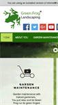 Mobile Screenshot of greenfroglandscaping.co.uk